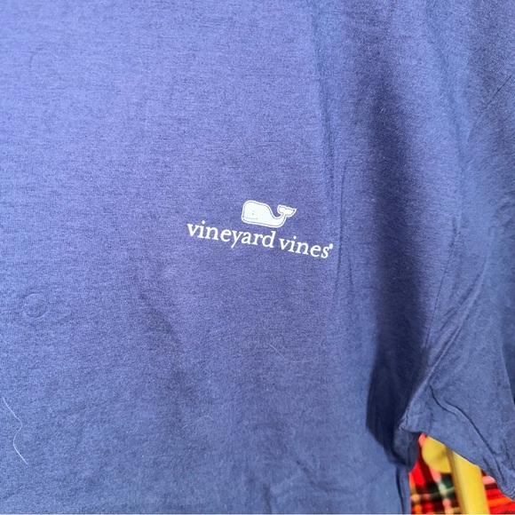 Vineyard Vines Men's Classic Navy Tee - Picture 4 of 6
